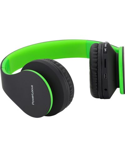 Безжични слушалки PowerLocus - P1, зелени - 5