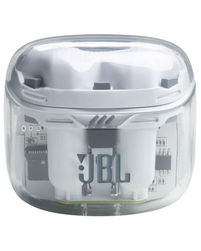 Безжични слушалки JBL - Tune Flex Ghost Edition, TWS, ANC, бели - 4