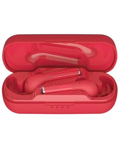 Безжични слушалки Defunc - TRUE PLUS, TWS, червени - 5
