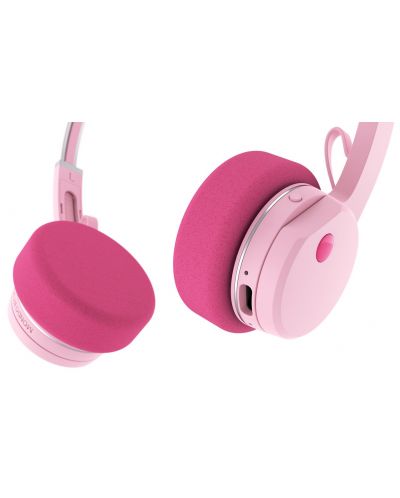 Безжични слушалки с микрофон Defunc - Mondo Freestyle, розови - 4