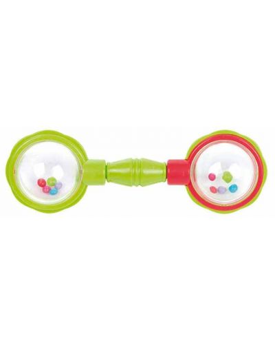 Бебешка дрънкалка Canpol - Гира с топчета, зелена - 1