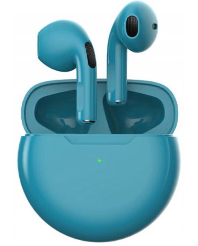 Безжични слушалки Moye - Aurras 2, TWS, сини - 2