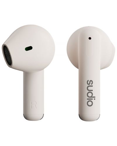 Безжични слушалки Sudio - A1, TWS, бели - 2