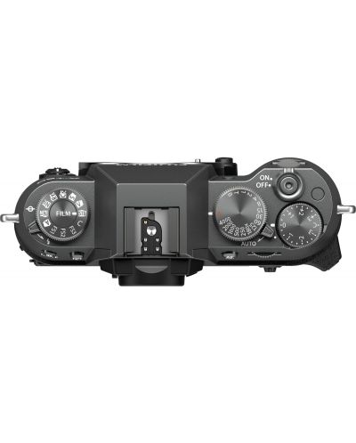 Безогледален фотоапарат Fujifilm - X-T50, 40.2MPx, Charcoal Silver - 4