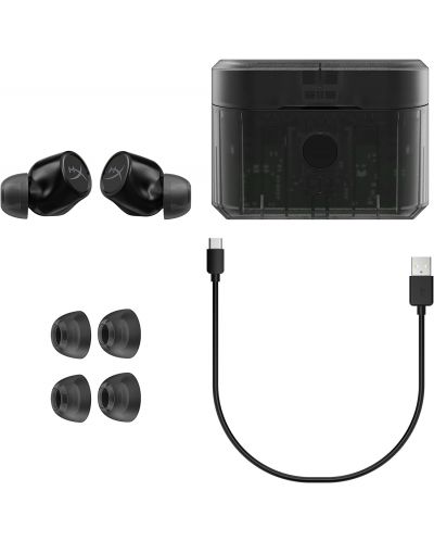 Безжични слушалки HyperX - Cirro Buds Pro, TWS, ANC, черни - 5