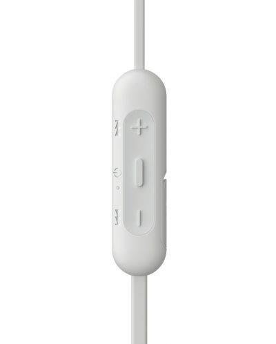 Безжични слушалки с микрофон Sony - WI-C310, бели - 3