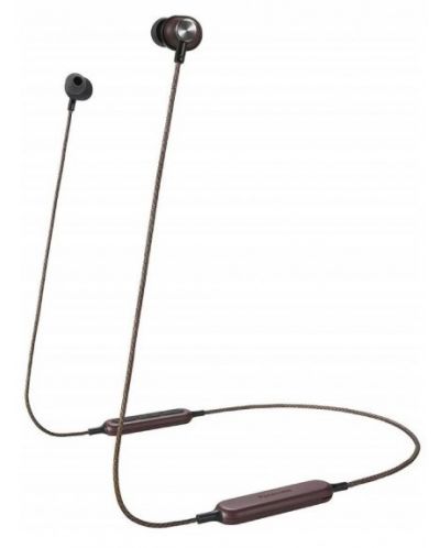 Безжични слушалки с микрофон Panasonic - RP-HTX20BE-R, червени - 1