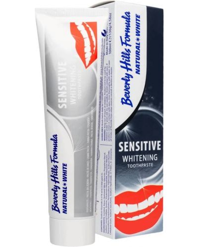 Beverly Hills Formula Natural White Паста за зъби Sensitive Whitening, 100 ml - 1