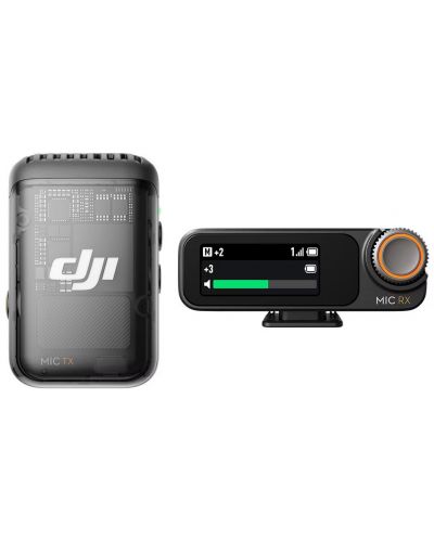 Безжична микрофонна система DJI - Mic 2 TX + 1 RX, черна - 3