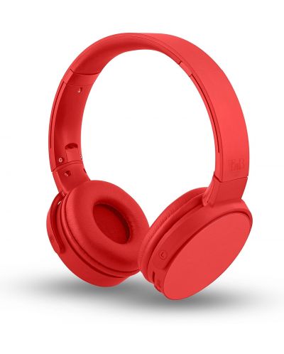 Безжични слушалки с микрофон T'nB - Shine 2, червени - 2