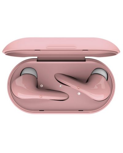 Безжични слушалки Trust - Nika Touch, TWS, розови - 4