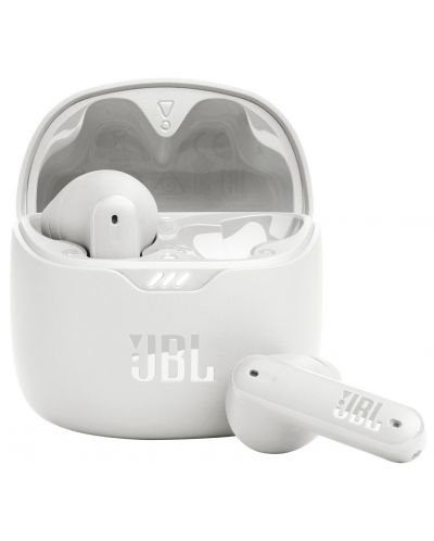 Безжични слушалки JBL - Tune Flex, TWS, ANC, бели - 1