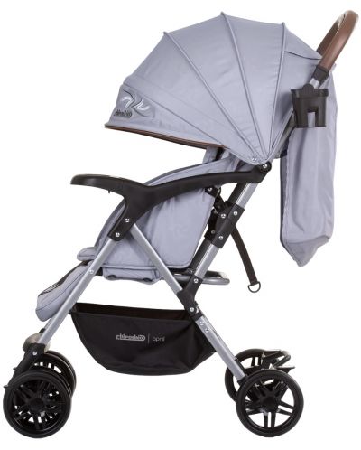Бебешка лятна количка Chipolino - Ейприл, пепелно сива - 3