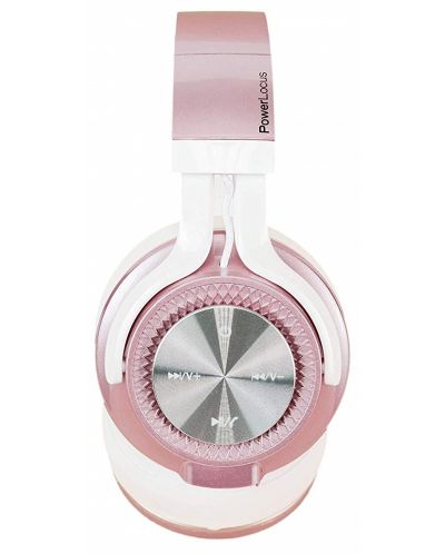 Безжични слушалки PowerLocus - P3, розови - 4