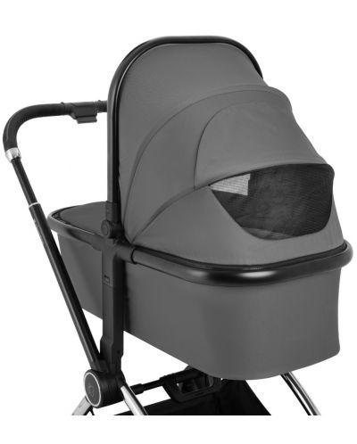 Бебешка комбинирана количка 2 в 1 KikkaBoo - Kara, Grey - 10