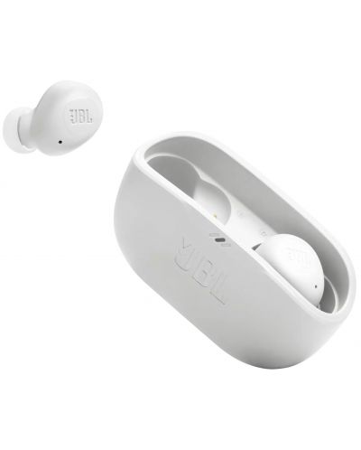 Безжични слушалки JBL - Vibe Buds, TWS, бели - 1