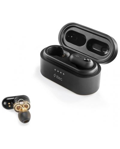 Безжични слушалки ttec - AirBeat Duo, TWS, черни - 2