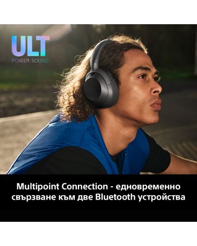 Безжични слушалки Sony - WH ULT Wear, ANC, черни - 8