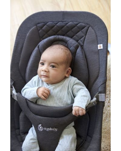 Бебешки шезлонг 3 в 1 Ergobaby - Evolve, Charcoal Gray - 7