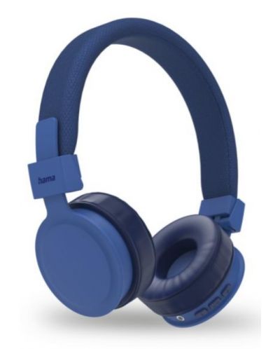 Безжични слушалки с микрофон Hama - Freedom Lit II, сини - 2