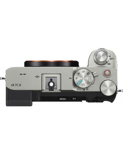 Безогледален фотоапарат Sony - A7C II, FE 28-60mm, f/4-5.6, Silver - 8