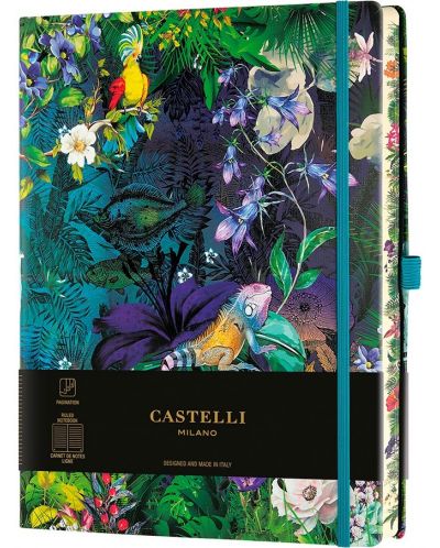 Бележник Castelli Eden - Lily, 19 x 25 cm, линиран - 1