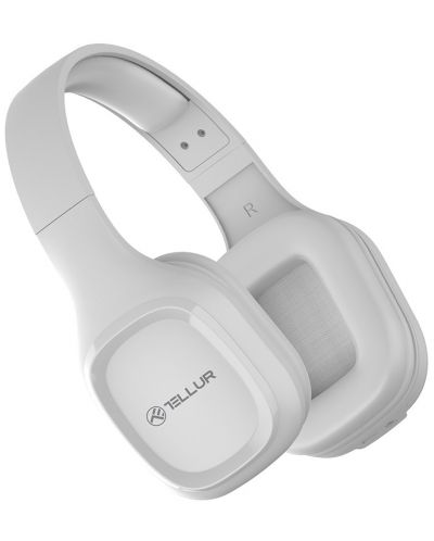Безжични слушалки с микрофон Tellur - Pulse, бели - 3