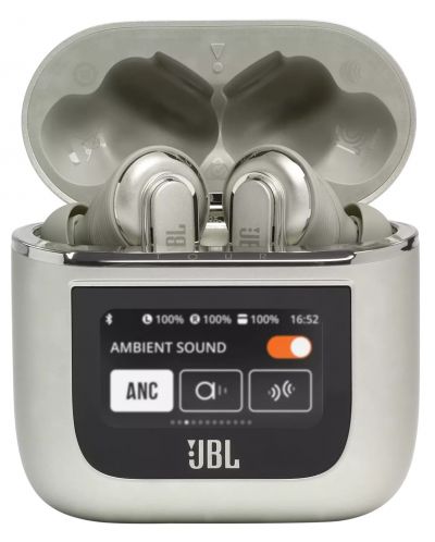 Безжични слушалки JBL - Tour Pro 2, TWS, ANC, бежови - 7