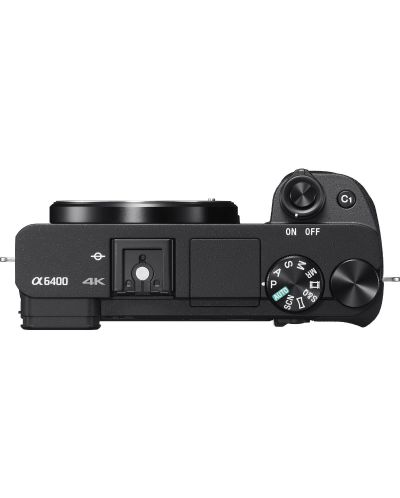 Безогледален фотоапарат Sony - A6400, 24.2MPx, Black - 6