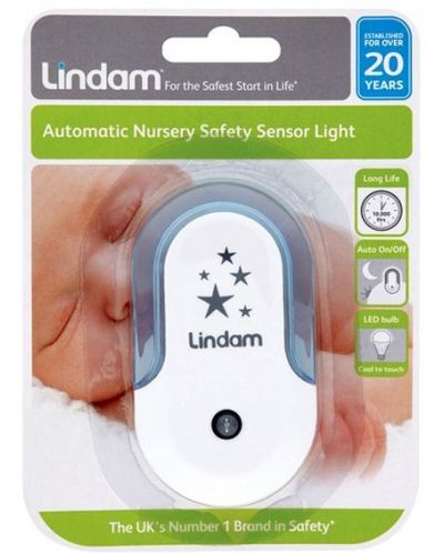 Бебешка нощна лампа Lindam - Automatic - 1