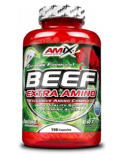 Beef Extra Amino, 198 капсули, Amix - 1