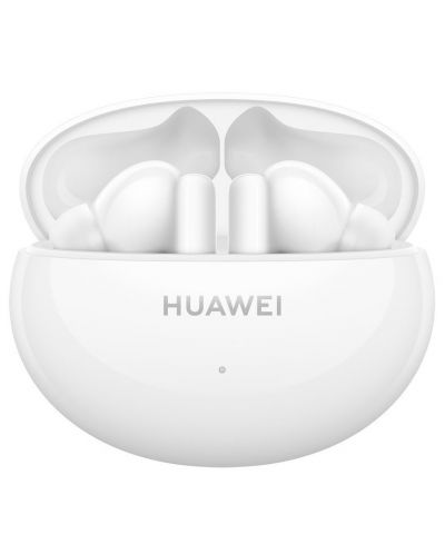 Безжични слушалки Huawei - FreeBuds 5i, TWS, ANC, Ceramic White - 1