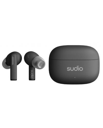 Безжични слушалки Sudio - A1 Pro, TWS, ANC, черни - 3