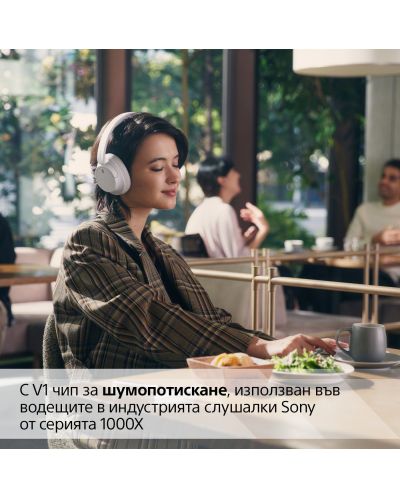 Безжични слушалки Sony - WH-CH720, ANC, бели - 4
