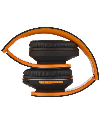 Безжични слушалки PowerLocus - P2, черни/оранжеви - 4