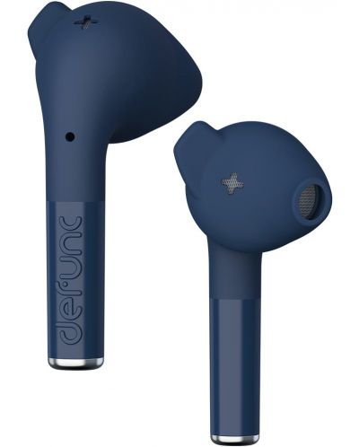 Безжични слушалки Defunc - TRUE GO Slim, TWS, сини - 1