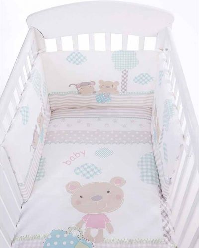 Бебешки спален комплект от 2 части KikkaBoo - Fantasia, EU style, 70 х 140 cm - 2