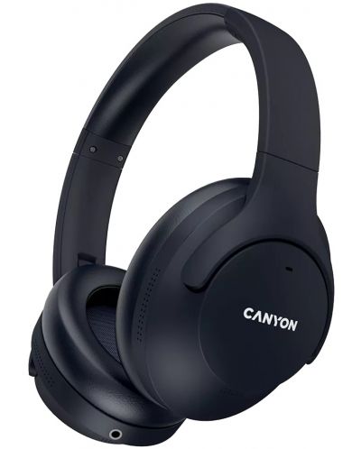 Безжични слушалки с микрофон Canyon - OnRiff 10, ANC, черни - 1