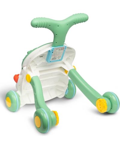 Бебешка проходилка 2 в 1 Caretero Toyz - Spark, Green  - 4