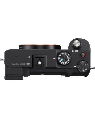 Безогледален фотоапарат Sony - A7C, 24.2MPx, черен - 3