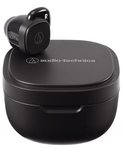 Безжични слушалки Audio-Technica - ATH-SQ1TW, TWS, черни - 2