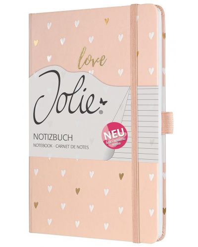 Бележник Sigel Jolie - A5, Rose Love - 1
