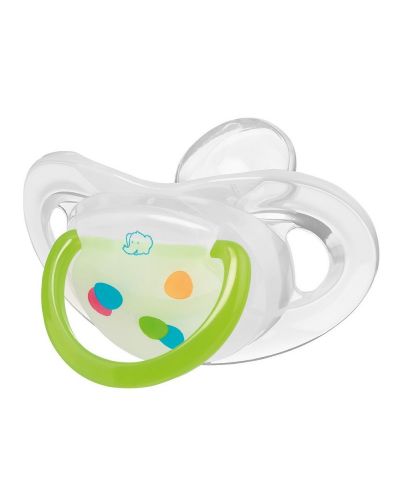 Силиконови залъгалки Bebe Confort - Premium Natural Physio, 0+ месеца, 2 броя, зелени