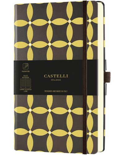 Бележник Castelli Oro - Corianders, 13 x 21 cm, линиран - 1
