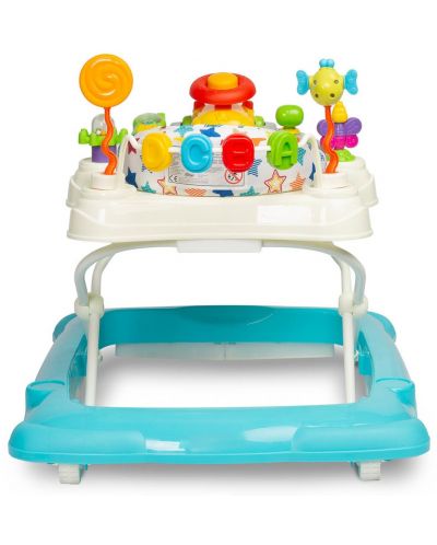 Бебешка проходилка Caretero Toyz - Stepp, Light Blue  - 3