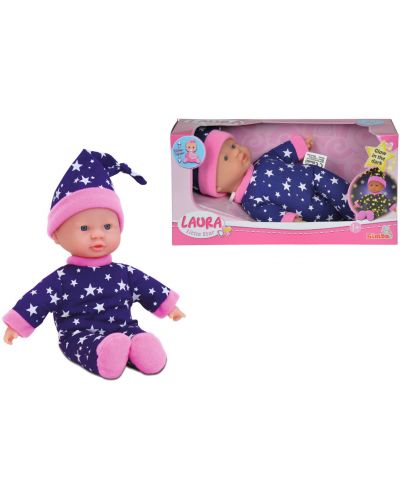 Бебе Simba Toys - Лаура, с пижама на звезди - 3