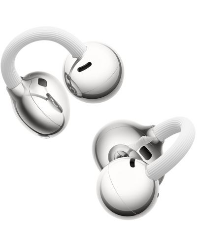 Безжични слушалки Huawei - FreeClip 2, TWS, White | Ozone.bg