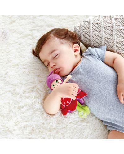 Бебешка играчка HaPe International - Мека кукличка цветче, асортимент - 4