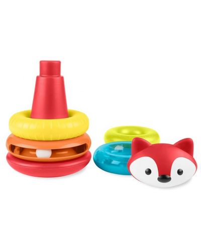 Бебешка играчка за нанизване Skip Hop Explore & More - Fox Stacker - 3