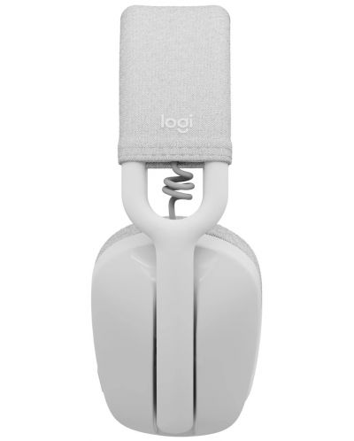 Безжични слушалки с микрофон Logitech - Zone Vibe 100, бели/сиви - 4
